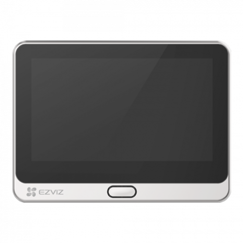 Vizor electronic smart, Wi-Fi, FullHD, monitor 4.3 inch, sonerie, acumulator 4600mAh, Argintiu - EZVIZ CS-DP2C-Silver [1]