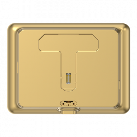 Vizor electronic smart, Wi-Fi, FullHD, monitor 4.3 inch, sonerie, acumulator 4600mAh, Auriu - EZVIZ CS-DP2C-Golden [2]