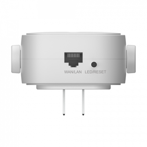 Wireless Extender Wi-Fi 4, 2.4 GHz, 1 x RJ45 10/100 Mbps, Cloud Management - Ruiie RG-EW300R [2]