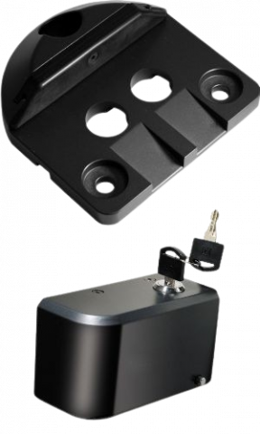 Accesorii PowerTech - Yala electrica verticala cu opritor PowerTech PEL1