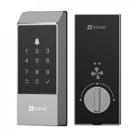 Yale inteligente - Yala inteligenta, Wi-Fi, multiple metode de deblocare si verificare status inchidere - EZVIZ CS-DL04(WP,M)