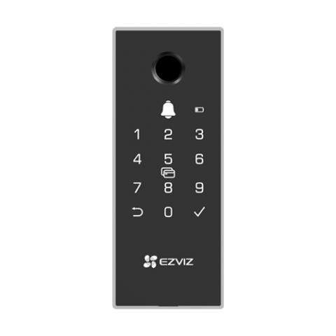 Yala inteligenta, Wi-Fi, multiple metode de deblocare, sonerie incorporata, alarma anti-furt - EZVIZ CS-DL03(WBCP) [3]