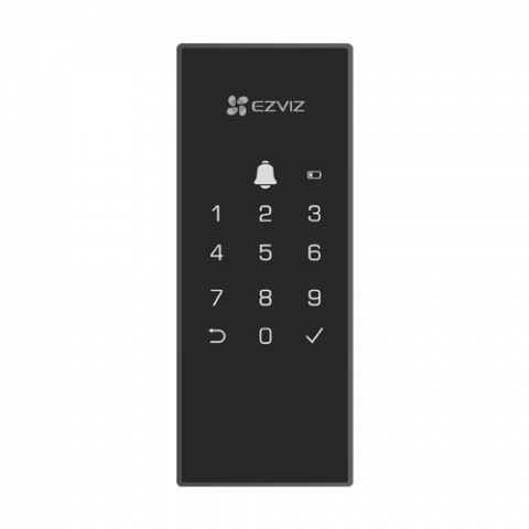 Yala inteligenta ,Wi-Fi, sonerie incorporata, verificare status inchidere, alarma anti-furt - EZVIZ CS-DL03 (WP)-Black [1]