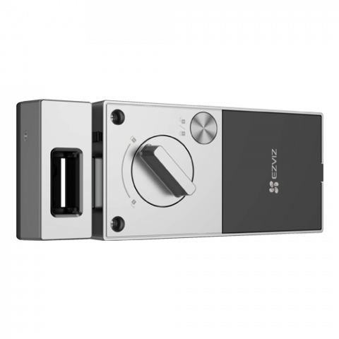 Yala inteligenta, Wi-Fi, sonerie incorporata, verificare status inchidere, alarma anti-furt, gri - EZVIZ CS-DL03 (WP)-Grey [1]