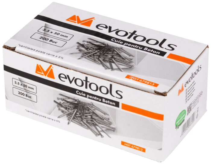 Cuie pentru  Beton 3.5x80mm 100bucati [2]