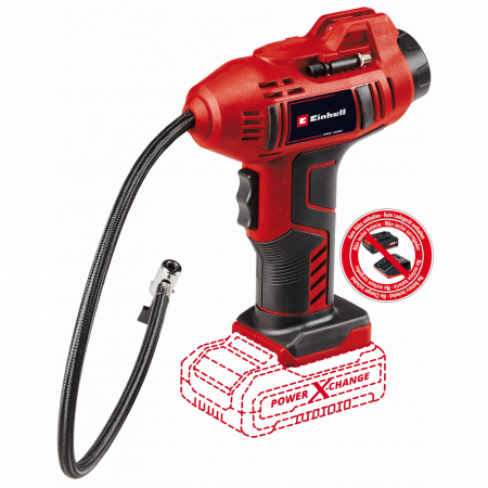 Scule electrice cu acumulator - Compresor/Pompa auto fara cablu PXC