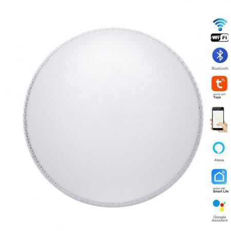 Electrice si iluminat - Plafoniera Lord Ring Smart-Wifi-Tuya-Bluetooth
