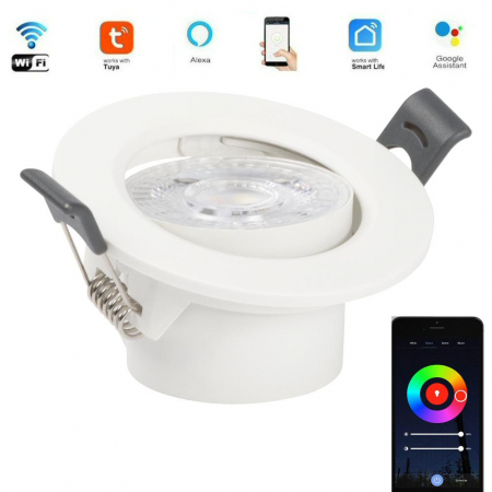 Surse de iluminat - Spot RGB+CCT Smart-Wifi-Tuya-Bluetooth