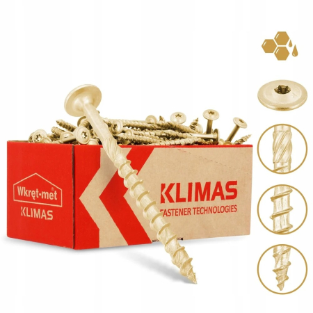 Surub Dulgherie Cap Plat 8x300mm TORX TX40 [1]