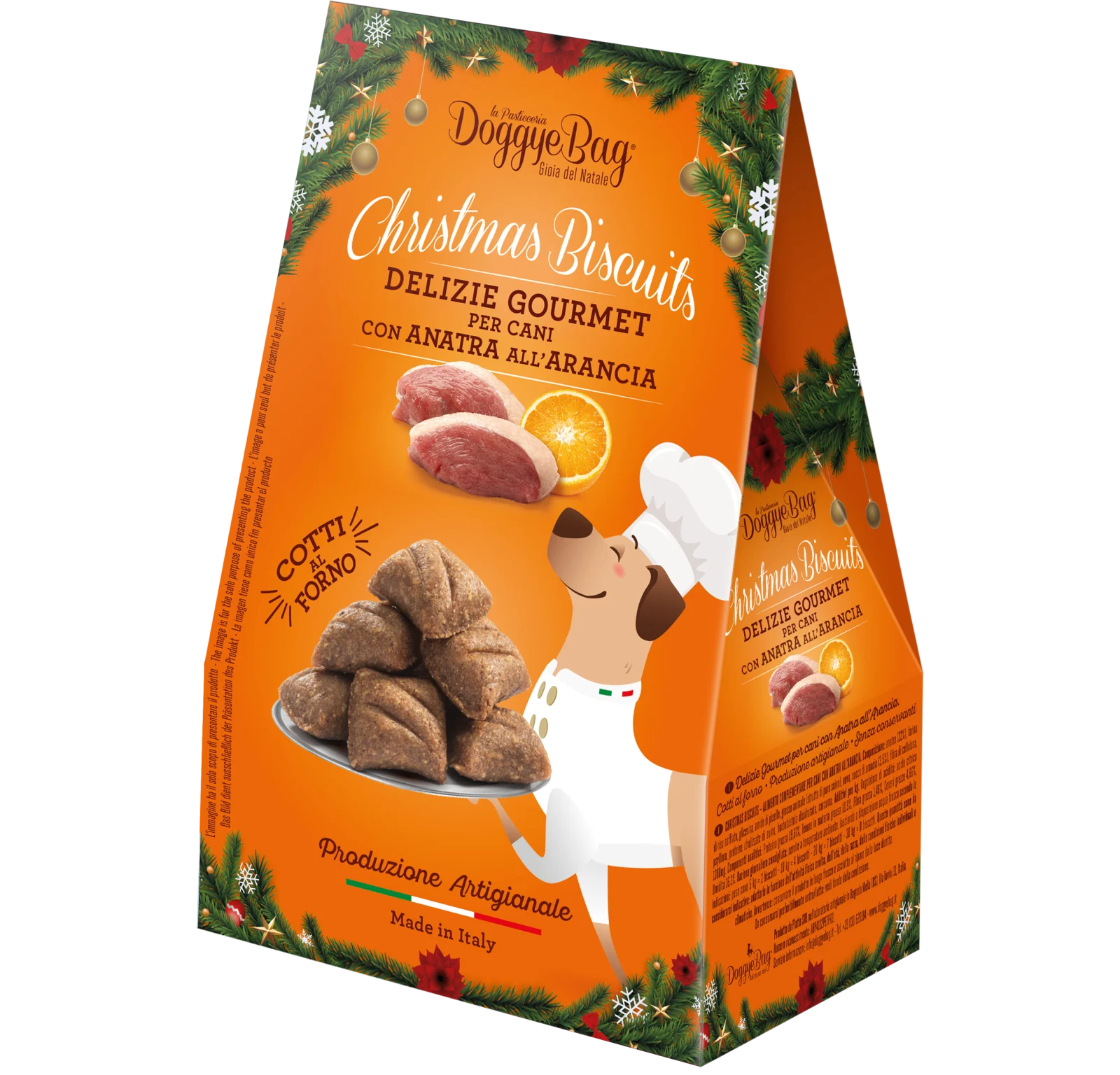 Doggyebag Christmas Biscuits cu Rata si Portocala 180 g [1]