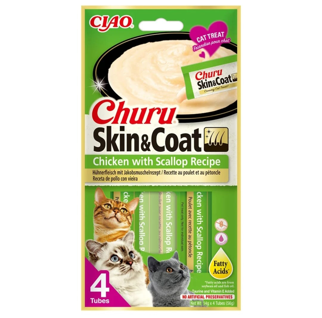 EU674 Churu Skin&Coat Recompensa cu Pui si Scoici [1]