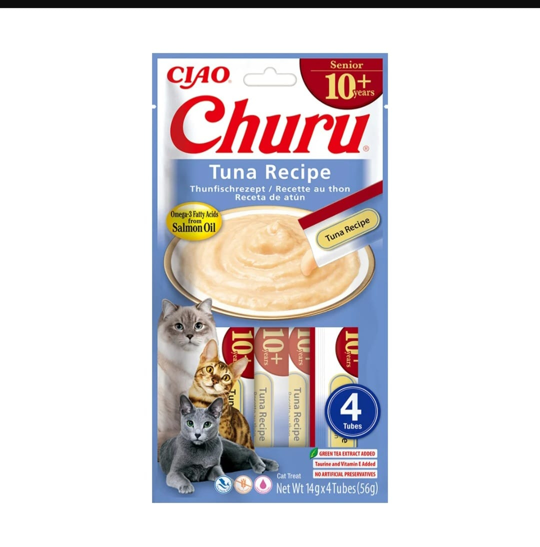 EU693 Churu Recompensa Cremoasa cu Ton pentru Pisici Senior [1]