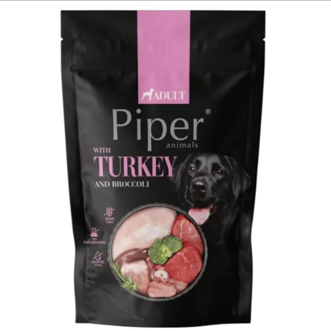 Hrana umeda pentru caini Piper Curcan si Brocoli [1]