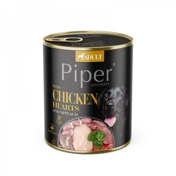 Hrana umeda pentru caini Piper Inimia de pui si Spanac [1]