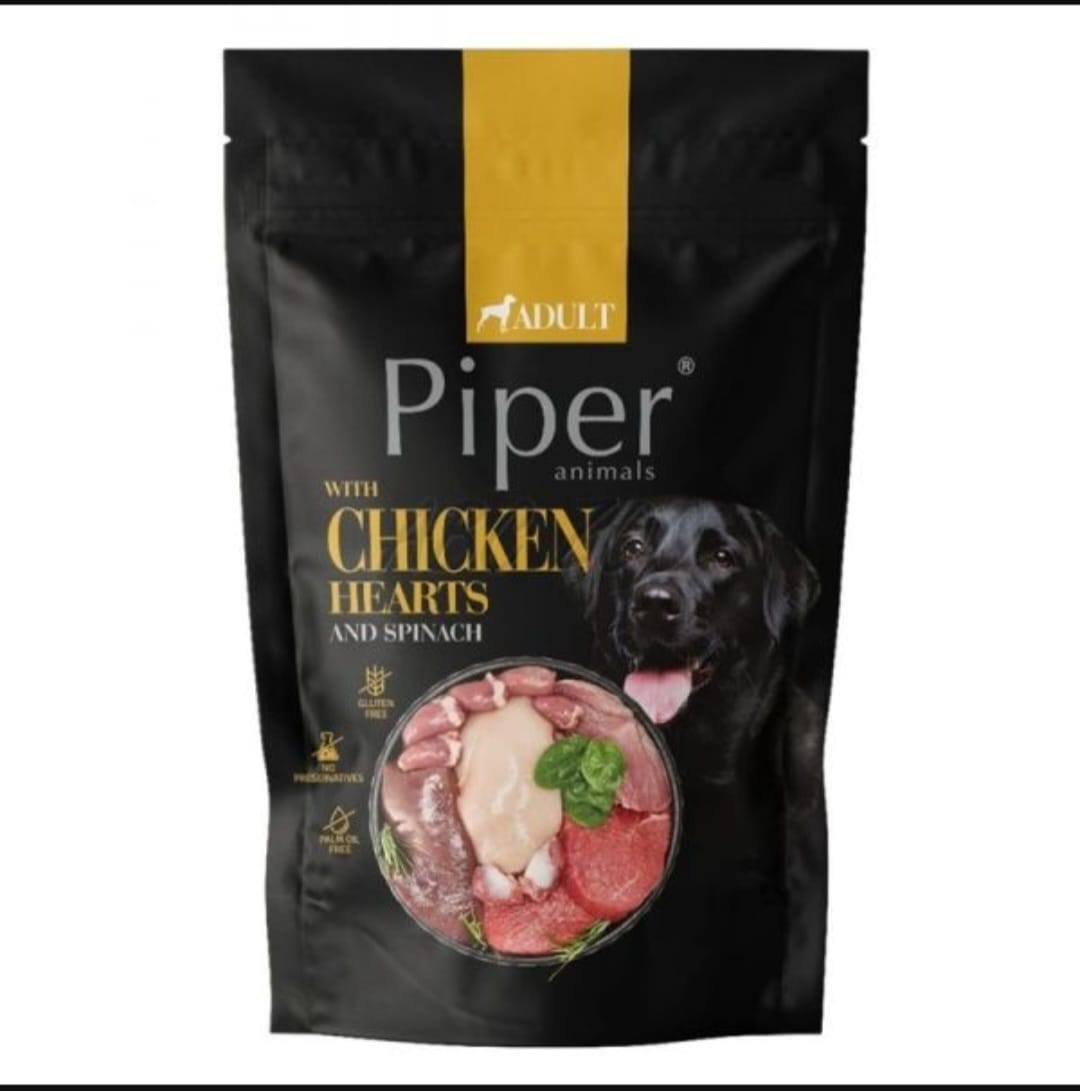 Hrana umeda pentru caini Piper Inimia de pui si Spanac [1]