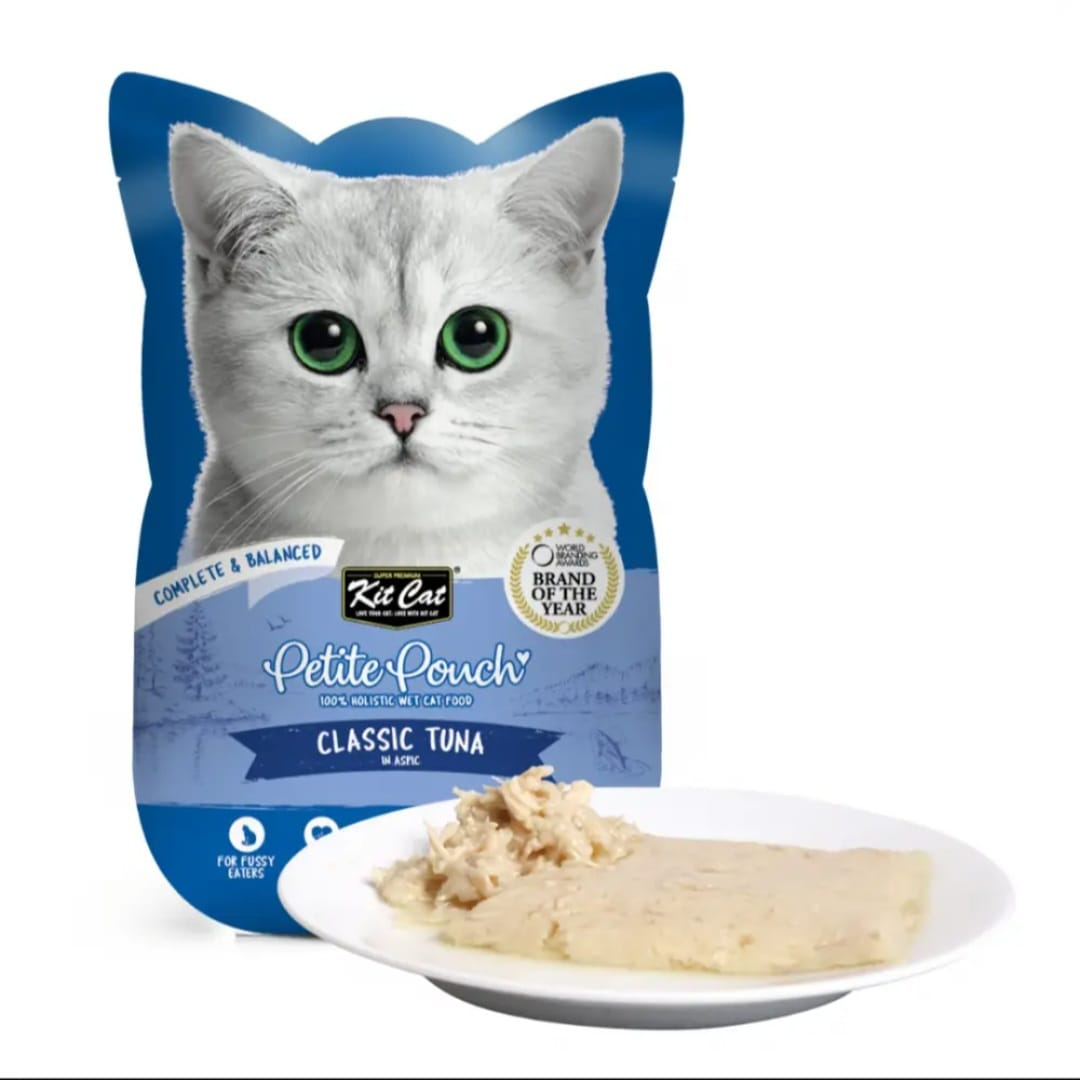 Hrana Umeda pentru pisici Kit Cat Petite Pouch Ton 70g [1]