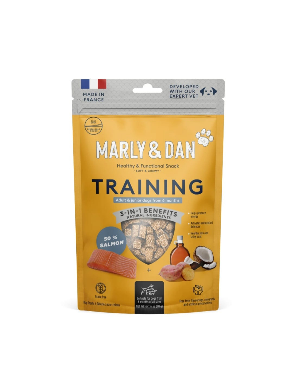 Marly&Dan Soft&Chewy Training Recompense pentru Caini 100g [1]