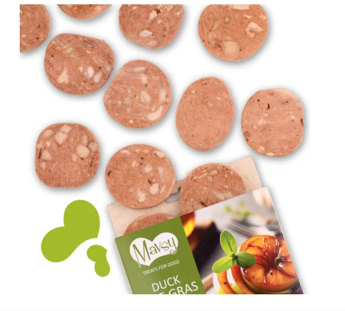 Mavsy Freeze Dried Foie gras de Rata cu mere caramelizate 50g [2]