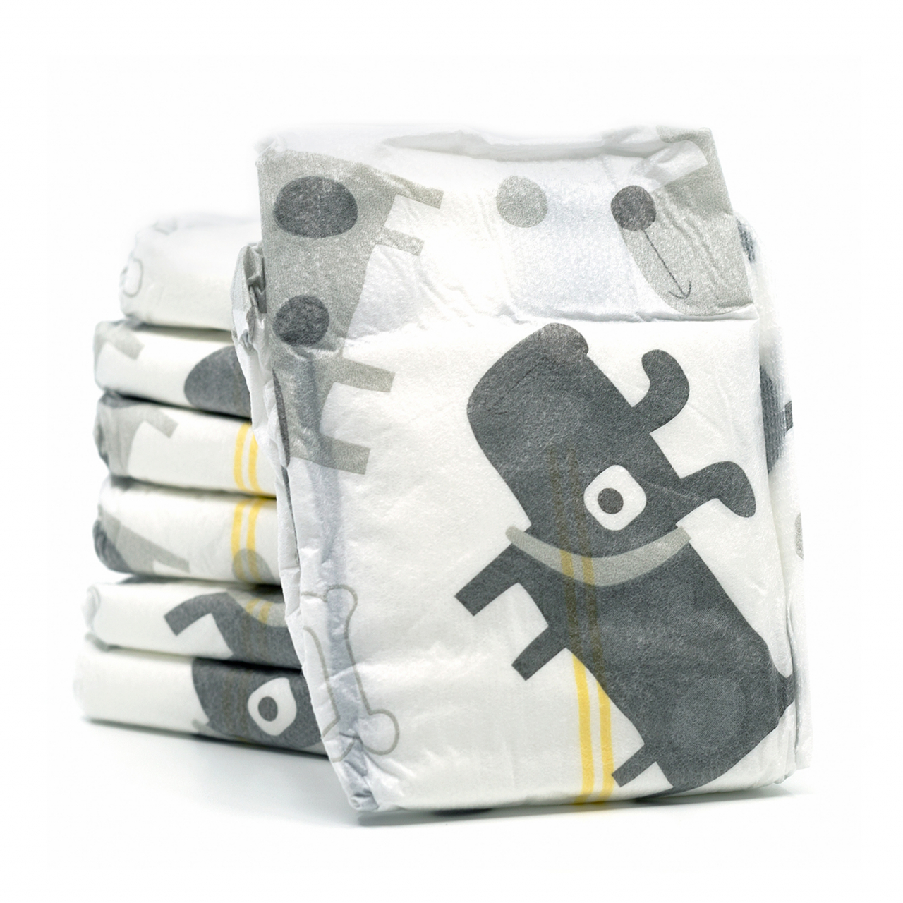 Misoko scutec femela Puppies Charcoal Lavander S 12pcs [1]