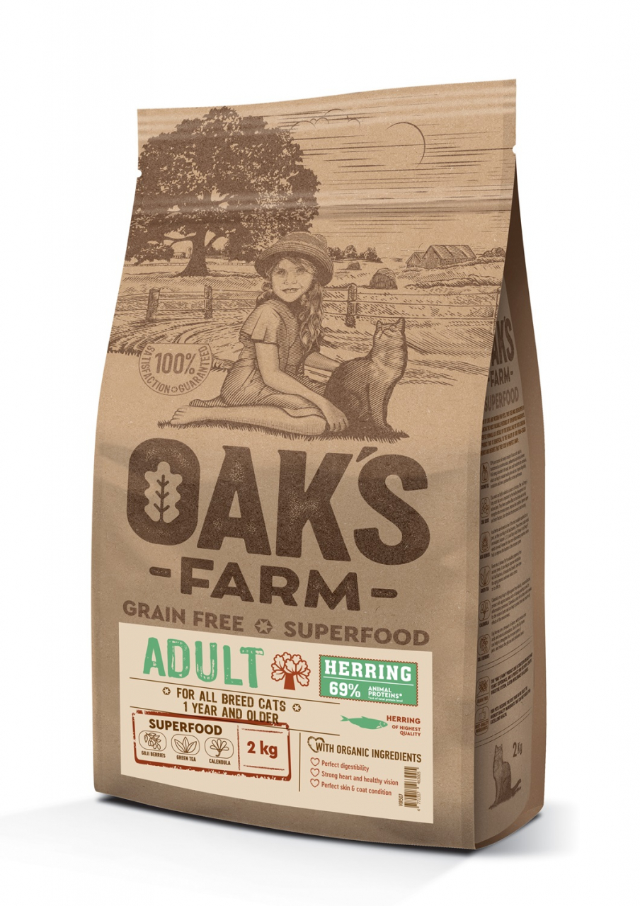 Oaks Farm GF Adult Cat Herring [1]