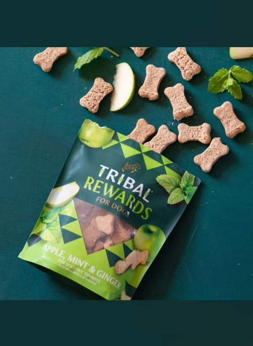 Recompense Biscuiti Tribal Rewards Apple, Mint & Ginger 125g [2]