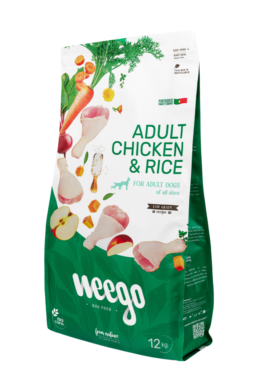 Weego Dog Low Grain  Adult Pui si Orez [1]