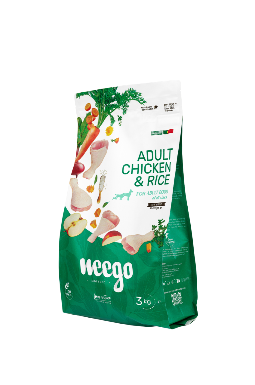 Weego Dog Low Grain  Adult Pui si Orez [1]