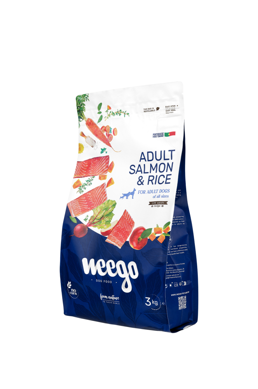 Weego Dog Low Grain Adult Somon si Orez [1]