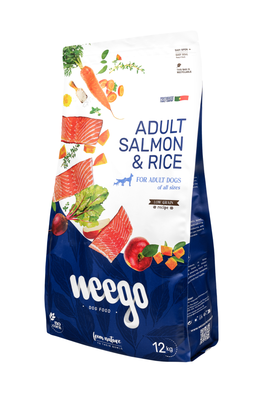Weego Dog Low Grain Adult Somon si Orez [1]