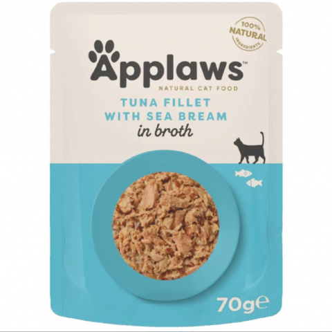 Hrana umeda - Applaws cu file de ton si dorada 70 g