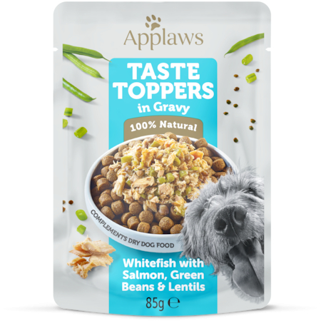 Hrana umeda - Applaws Dog Plic Peste Alb, Somon, Legume 85g