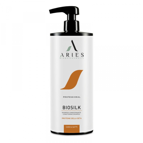 Cosmetice Profesionale - Aries Sampon Biosilk cu Proteine din Matase