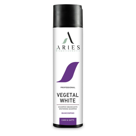 Cosmetice Profesionale - Aries Sampon Vegetal White pentru Blana Alba 250ml