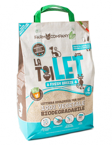 Produse Igiena si Ingrijire - B-LET183 Farm Company Asternut igienic pisici LaToilet - Fresh Breeze6L