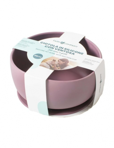 Castroane si Dozatoare - C-PLA200 Farm Company Castron Portabil Silicon si Ventuza - 510ml