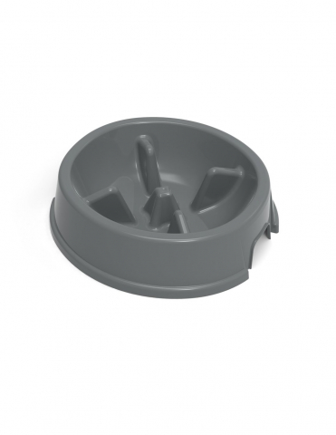Castroane si Dozatoare - Castron Slow Feed 1.5 L 27 x 27 x 7.5 Gri
