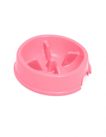 Castroane si Dozatoare - Castron Slow Feed 1L 24 x 24 x 6.5 Roz