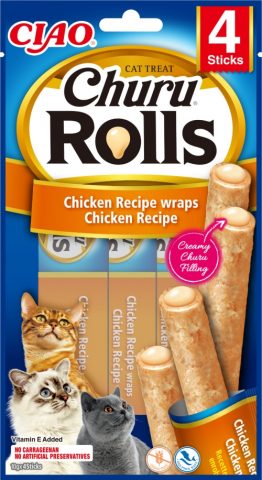 Recompense pisici - Cat Churu Rolls Chicken Recipe wraps Chicken Recipe