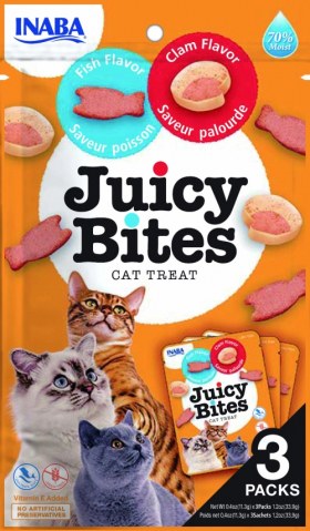 Recompense pisici - Churu Cat Juicy Bites Fish&Clam