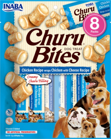 Recompense caini - Churu Dog Bites Chicken & Cheese