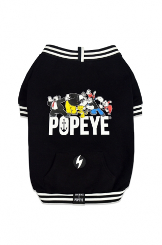 Hainute - DASHI POPEYE BLACK SWEATSHIRT