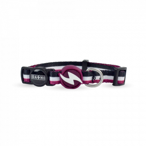 Accesorii - DASHI ZGARDA PISICA PURPLE&BLACK