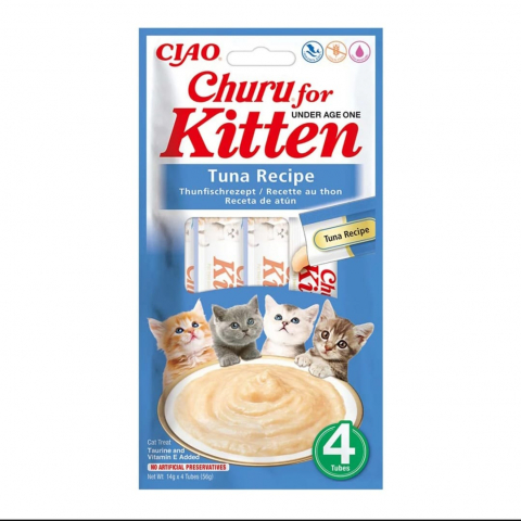 Recompense pisici - EU691 Churu Recompensa Cremoasa Kitten cu Ton