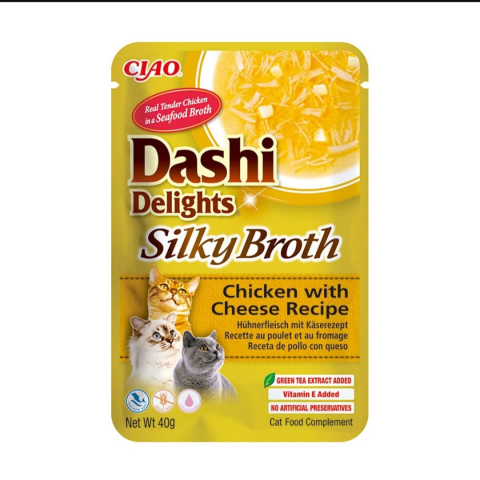 Hrana umeda - EU883 Ciao Dashi Delights Silky Broth Reteta cu Pui si Branza