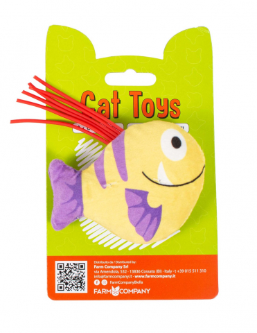 Pisici - G-MIX265 Farm Company Jucarie Pisica Peste tropical si Catnip 9cm