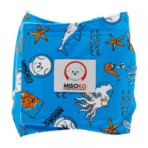 Produse Igiena si Ingrijire - HAINMSK63954 Misoko Scutec reutilizabil pentru masculi S Albastru 1 BUC