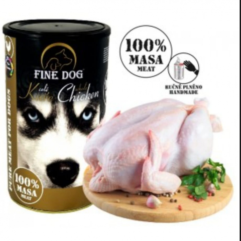 Hrana umeda - Hrana umeda pentru caini Fine Dog Pui Intreg 1200gr