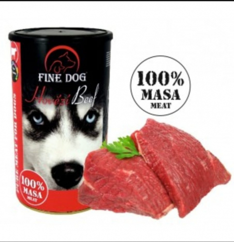 Hrana umeda - Hrana umeda pentru caini Fine Dog Vita 1200gr