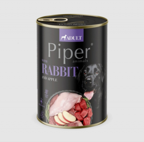 Hrana umeda - Hrana umeda pentru caini Piper Iepure si Mar