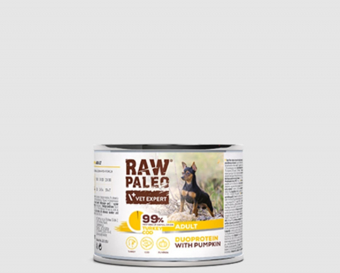 Hrana umeda - Hrana umeda pentru caini Raw Paleo DP Curcan&Cod 200g